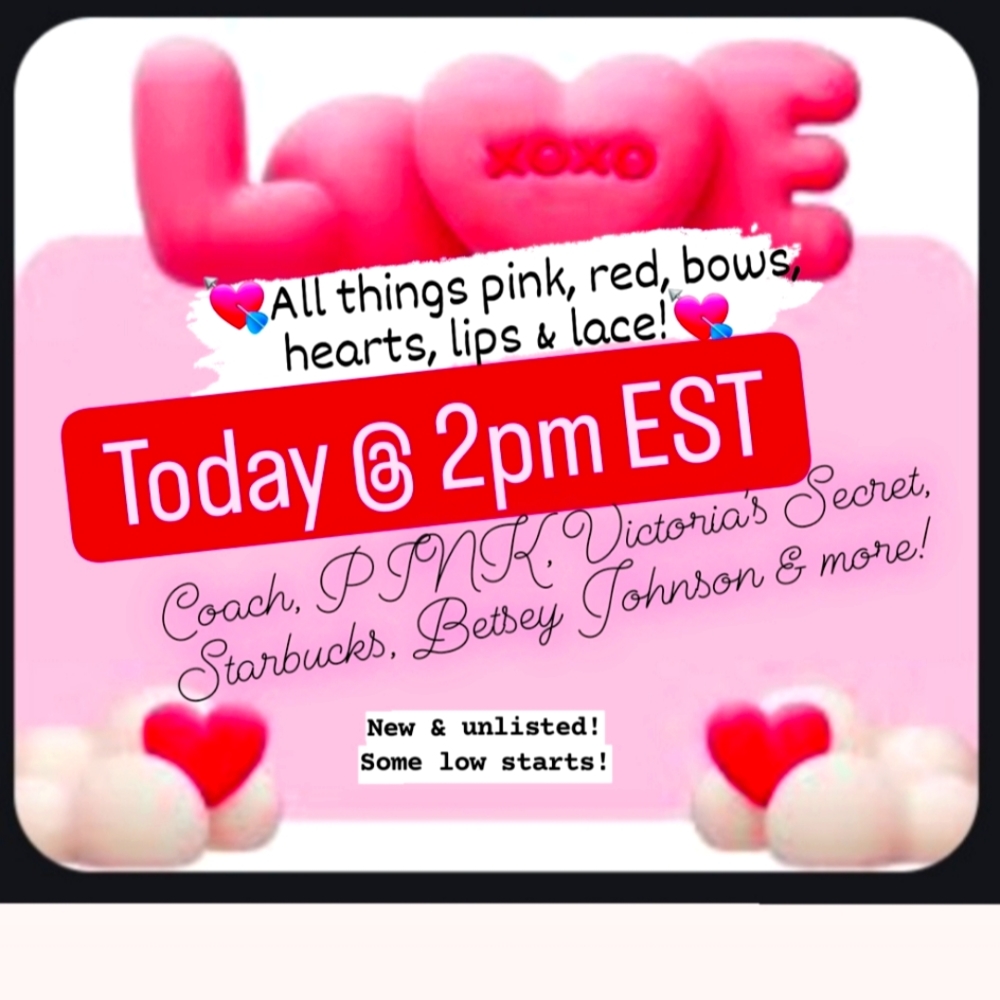 💘GIVEAWAYS!Low starts,new & unlisted, boutique,& more! Coach,BJ,VS & more!